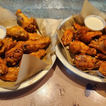 Hooters - National wing day buy 10 get 10 spicy garlic and honey Buffalo July 29 2024 - Chicken Wings Near Me - Grand Prairie, Texas