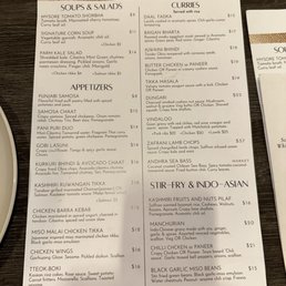 Menu- hopefully you can zoom in to see what they have Menu- hopefully you can zoom in to see what they have