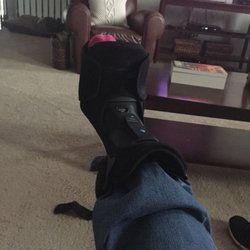 Shuman Joanna G DPM - My boot to help support the arch. Plantar fasciitis is the diagnoses by Dr Shuman! I just saw her today and already feel 50% better