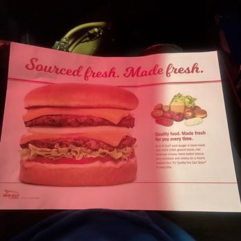 In-N-Out Burger - They ask "Are you eating in your car!" & you say Yes. These go on your lap. Lap Mat catches your food that falls instead of your pants. - Burgers Near Me - Oxnard, California