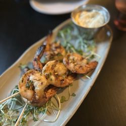 Conover Club - Shrimp skewers