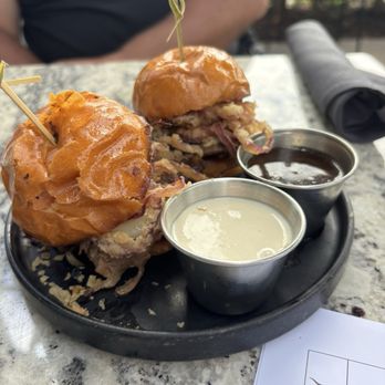 Baldamar - French dip sliders - New American Near Me - Roseville, Minnesota