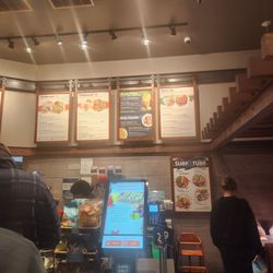 Order via the app, kiosk, or at the counter