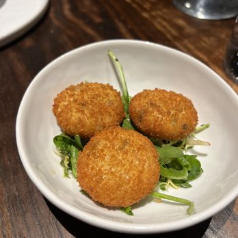 S.K.Y. - Black truffle croquettes - New American Near Me - Chicago, Illinois