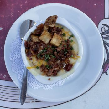 Carnation Cafe - Baked Potato Soup - American Near Me - Anaheim, California
