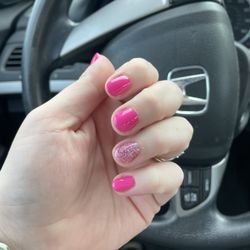 Rose Nails - Barbie mani
