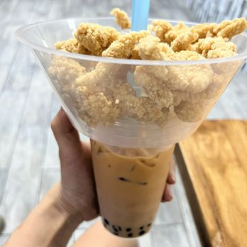 Quickly - They call this snack cup, such a new item - Bubble Tea Near Me - Sacramento, California