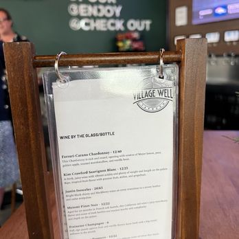 The Village Well - 9/18/25 FYI. Menu - Sports Bars Near Me - Reno, Nevada