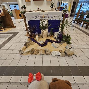 St Kateri Tekakwitha - The altar has interesting decorations for Lent... - Churches Near Me - Sparta, New Jersey