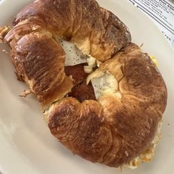 Alice's Diner Breakfast & Lunch - Bacon egg and cheese croissant