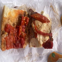 A & S Italian Pork Store of Nutley - Roast beef, fresh mozzarella, roasted and hit pepper sandwich