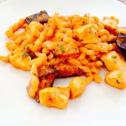 Trattoria Due Colonne - Busiata pesce spada e melanzane