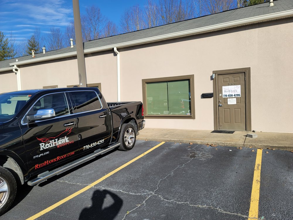 Slide of RedHawk Roofing