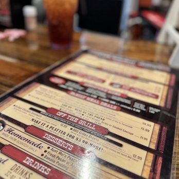 Blackburn's BBQ - Menu shot - Barbeque Near Me - Eagle Lake, Florida