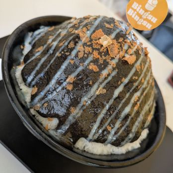 Bingsu Bingsu - Large Sesame Bingsu - Ice Cream & Frozen Yogurt Near Me - Arcadia, California
