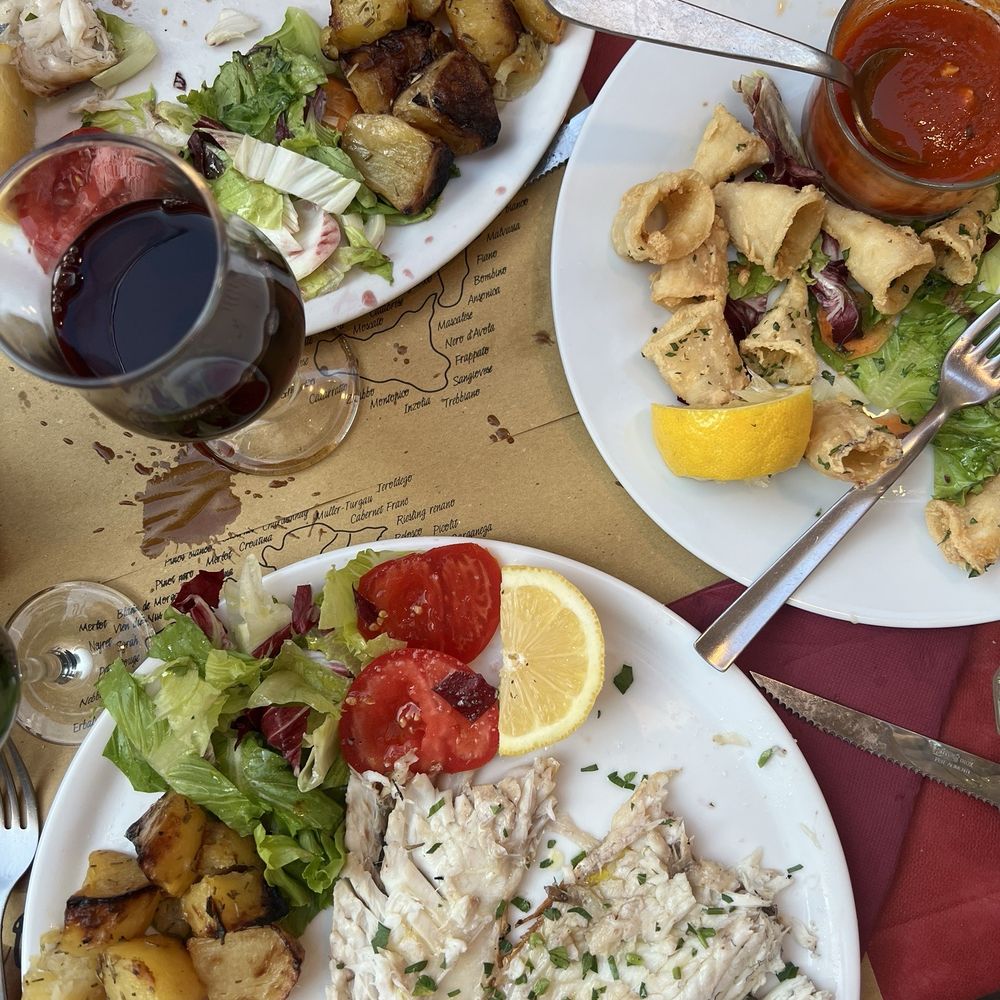 La Tavernetta 29 - Sea Bass, calamari - Italian Near Me - Rome, RM La Tavernetta 29 - Sea Bass, calamari - Italian Near Me - Rome, RM