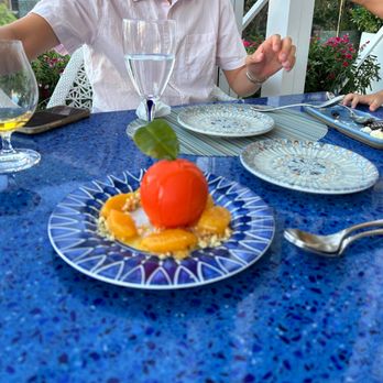Lago - Panna Cotta - they can make it better. Crumbles and the canned mandarin didn't really go well together. Should pair it with another fruit. - Italian Near Me - Las Vegas, Nevada