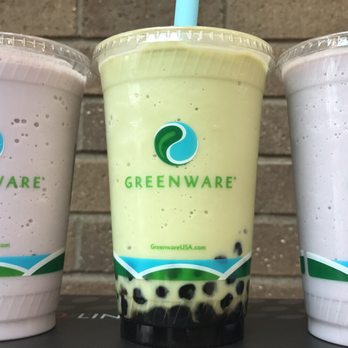 Boba Smoothies - Green Tea & Taro - Juice Bars & Smoothies Near Me - Tukwila, Washington