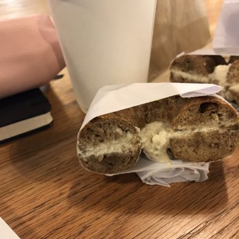 Bird Feeder Bagel W Herb Garlic Cream Cheese Spread 3 50 Yelp