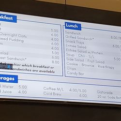 Time Travelers Vintage Expo - Cafe menu