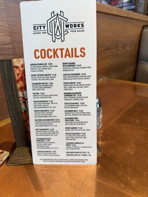 Menu photo 5 City Works Fort Worth, TX
