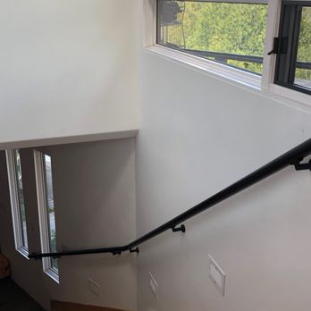Dimensional Iron - Finished railing installed. - Metal Fabricators Near Me Dimensional Iron - Finished railing installed. - Metal Fabricators Near Me