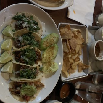 BTOS Kitchen - Street Tacos with hand made tortillas side of rice and elote preparado - Mexican Near Me - Pittsburgh, Pennsylvania