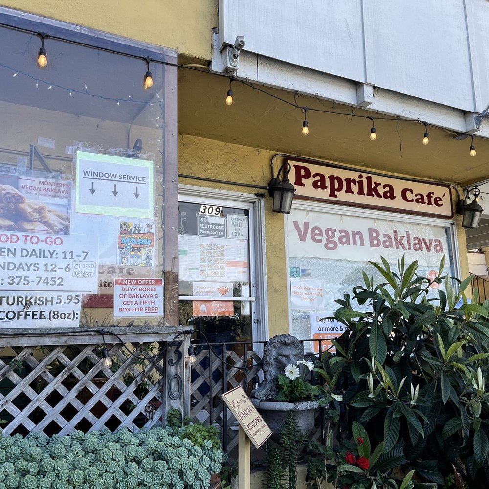Paprika Cafe - the outside of the restaurant - Mediterranean Near Me - Monterey, California