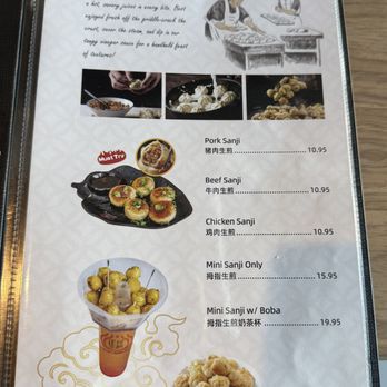 Serious Sanji - Menu, page 1 of 8, circa Dec 2025. - Bubble Tea Near Me - Northbrook, Illinois Serious Sanji - Menu, page 1 of 8, circa Dec 2025. - Bubble Tea Near Me - Northbrook, Illinois