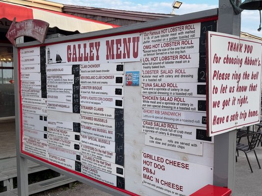 Menu photo 2 Abbott's Lobster In the Rough Noank, CT