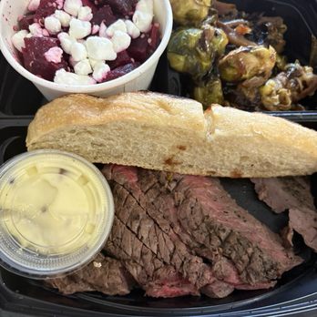 Urban Plates - Grilled Grass Fed Steak with sides - New American Near Me - Brea, California
