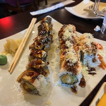 YoHo Asian Bistro - Snow Mountain Roll, *Dancing Eel Roll - Chinese Near Me - Cary, North Carolina YoHo Asian Bistro - Snow Mountain Roll, *Dancing Eel Roll - Chinese Near Me - Cary, North Carolina