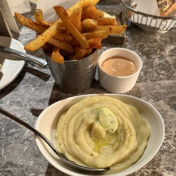 Bread Street Kitchen - fries and mash - British Near Me - London, XGL