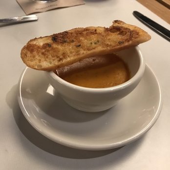 Bazille at Nordstrom - Rich crab bisque - New American Near Me - Austin, Texas