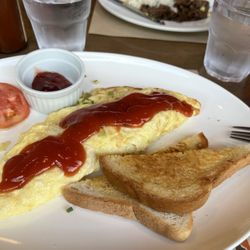 Pancake House - Omelette and tapsilog