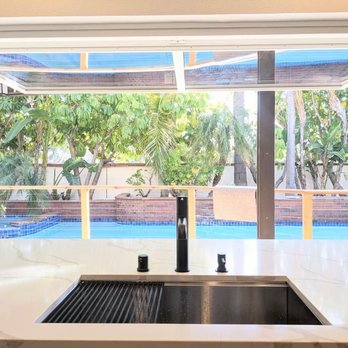 MPH Construction - Serving window with outdoor bar counter - General Contractors Near Me - Irvine, California