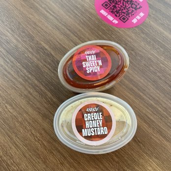 Saucy! by KFC - Some of the sauces - Fast Food Near Me - Orlando, Florida Saucy! by KFC - Some of the sauces - Fast Food Near Me - Orlando, Florida