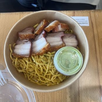 Saiga Vietnamese Eatery - Garlic Noodles with Pork Belly - Vietnamese Near Me - Irvine, California
