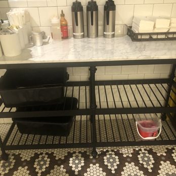 Tatte Bakery & Cafe | Westbard - Condiments bar and dirty dishes station - Cafes Near Me - Bethesda, Maryland Tatte Bakery & Cafe | Westbard - Condiments bar and dirty dishes station - Cafes Near Me - Bethesda, Maryland