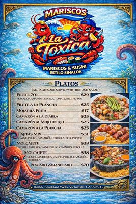 Menu photo 5 Mariscos La Toxica Victorville, CA Menu photo 5 Mariscos La Toxica Victorville, CA