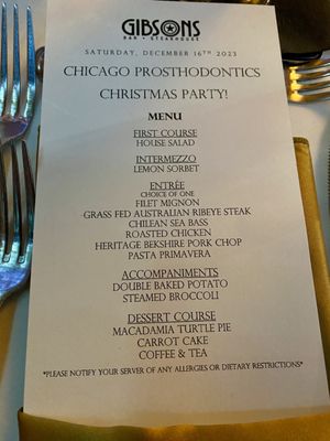 Menu photo 8 Gibsons Bar & Steakhouse Rosemont, IL Menu photo 8 Gibsons Bar & Steakhouse Rosemont, IL