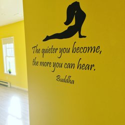 Solntse Hot Yoga - Inspiration quote in the studio