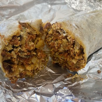 La Tapatia II - a burrito cut in half - Mexican Near Me - Ventura, California