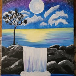 Painting with a Twist - My first real painting!