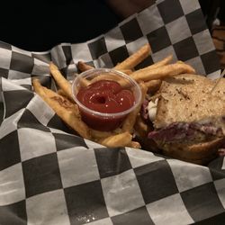 Ypsi Alehouse - Reuben.  and those fries!!