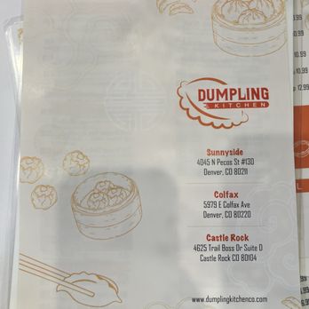 Dumpling Kitchen - Menu March 2024 - Noodles Near Me - Castle Rock, Colorado