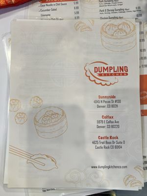 Menu photo 4 Dumpling Kitchen Castle Rock, CO