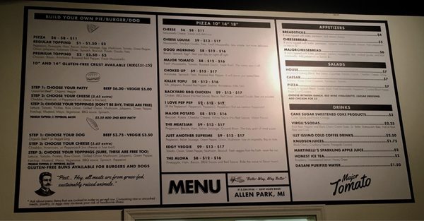 Menu photo 6 Major Tomato Allen Park, MI