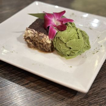 Japaneiro - Tiramisu with matcha green tea ice cream - Asian Fusion Near Me - Las Vegas, Nevada