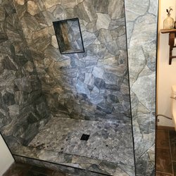 Apollo Tile - I wrapped the end of this wall to give it a post look